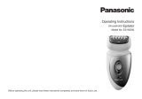 Panasonic ESWD92 Omistajan opas