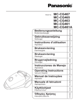 Panasonic MCCG465K Omistajan opas