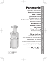 Panasonic MJL501 Omistajan opas