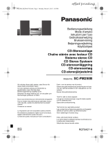 Panasonic Micro chaine SC-PM250BEGK Omistajan opas