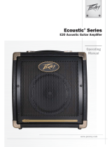 Peavey Ecoustic E20 20-Watt 1x8 Acoustic Amp Combo Ohjekirja