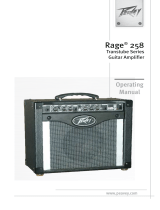 Peavey Rage 258 Guitar Combo Amp Omistajan opas