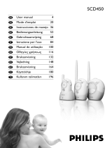Philips Analogue baby monitor SCD450/79 Ohjekirja