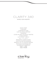 Plantronics Clarity P340 Käyttöohjeet