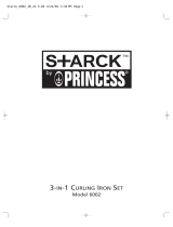 Princess Starck 3-in-1 Curling Iron Set Käyttö ohjeet
