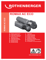 Rothenberger Press machine ROMAX AC ECO set Ohjekirja