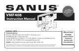 Sanus Systems VMF408 Ohjekirja