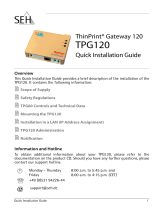 SEH ThinPrint Gateway TPG120 Asennusohje