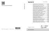 Sony Série Cyber Shot DSC-HX50 Ohjekirja