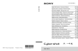 Sony Série Cyber Shot DSC-W510 Ohjekirja