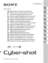 Sony Cyber-Shot DSC H55 Käyttöohjeet
