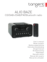 Tangent ALIO BAZE MONO CD/DAB+/FM/BT Black High Gloss Ohjekirja