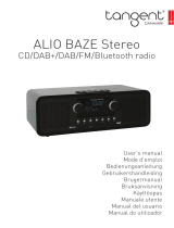 Tangent ALIO BAZE MONO CD/DAB+/FM/BT Walnut Ohjekirja