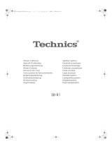 Technics SB-R1 Käyttö ohjeet