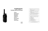 Topcom Twintalker 9500 Airsoft Edition Omistajan opas