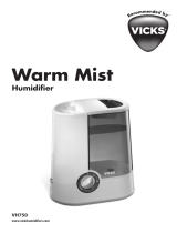 Vicks VH750 Warm Mist Humidifier Omistajan opas