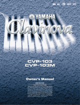 Yamaha Clavinova CVP-103M Ohjekirja