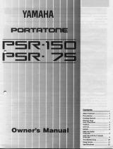 Yamaha PortaTone PSR-150 Omistajan opas