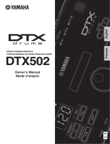 Yamaha DTX-502 Ohjekirja
