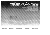 Yamaha AV-M99 Omistajan opas