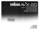 Yamaha AVX-20 Omistajan opas