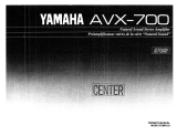 Yamaha AVX-700 Omistajan opas