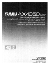 Yamaha AX-1050 Omistajan opas