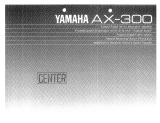 Yamaha AX-300 Omistajan opas