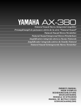 Yamaha AX-380 Omistajan opas