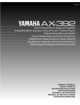 Yamaha AX-392 Ohjekirja