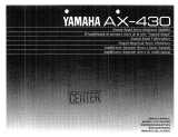 Yamaha AX-430 Omistajan opas