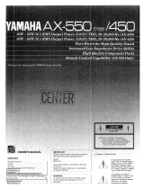 Yamaha AX-550 Omistajan opas
