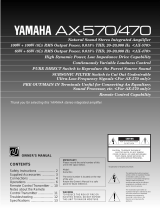 Yamaha AX-570 Ohjekirja