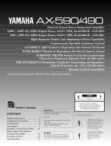 Yamaha AX-590 Ohjekirja