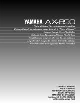 Yamaha AX-890 Ohjekirja