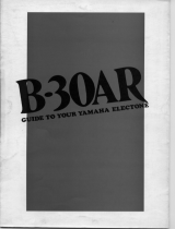 Yamaha B-30AR Omistajan opas