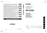 Yamaha BD-A1060 Omistajan opas