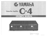 Yamaha C-4 Omistajan opas