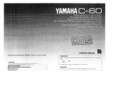 Yamaha C-60 Omistajan opas