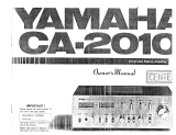 Yamaha CA-2010 Omistajan opas