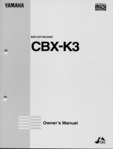 Yamaha CBX-T3 Omistajan opas