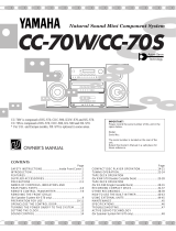 Yamaha CC-70W Omistajan opas