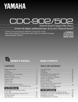 Yamaha CDC-902 Ohjekirja