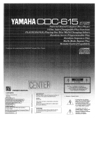 Yamaha CDC-615 Omistajan opas