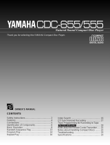 Yamaha CDC-655 Ohjekirja