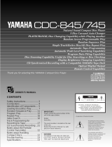 Yamaha CDC-845 Ohjekirja