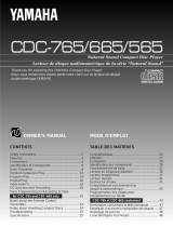 Yamaha CDC-765 Ohjekirja