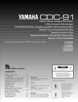 Yamaha CDC-91 Ohjekirja