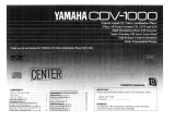 Yamaha CDV1000 Omistajan opas