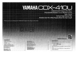 Yamaha CDX-410U Omistajan opas
